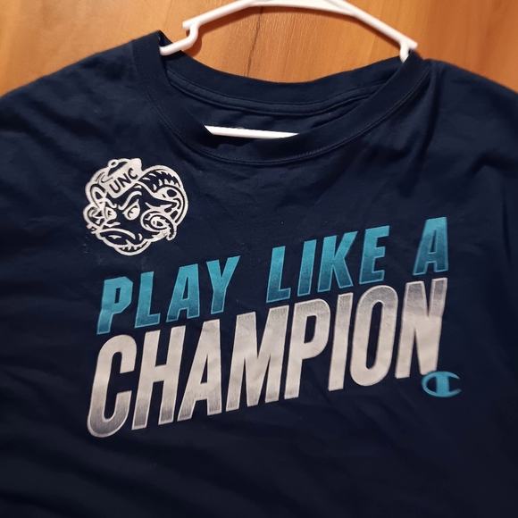 UNC Tar Heels Men's Play Like A Champion T Shirt - Picture 2 of 5
